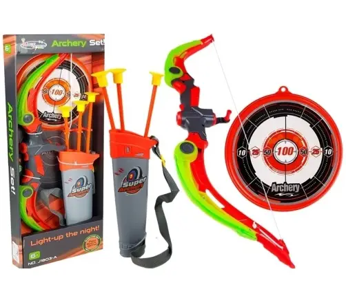 Bow with Shield + 3 Suction Cup Arrows Green Bow with Shield + 3 Suction Cup Arrows Green