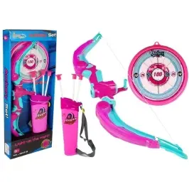 Bow with Shield + 3 Suction Cup Arrows Pink
