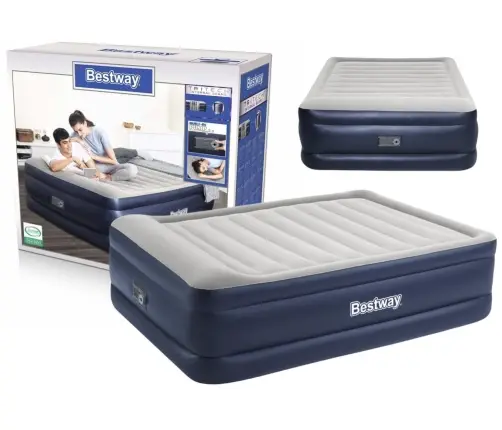 Double Inflatable Mattress With Pump 203 x 152 x 61 cm Bestway 67690