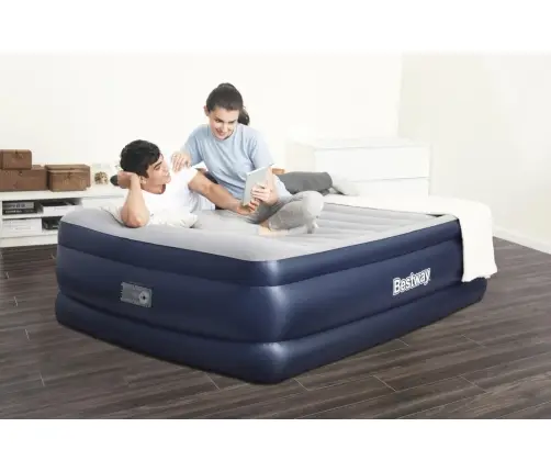 Double Inflatable Mattress With Pump 203 x 152 x 61 cm Bestway 67690