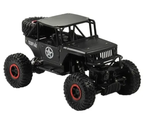 Radiovadāmā mašīna Monster Car Jeep Black