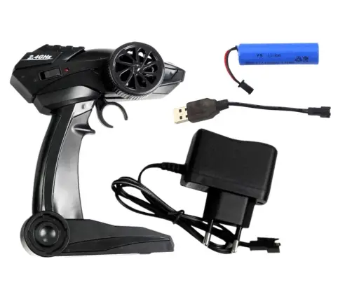 Radiovadāmā mašīna Monster Car Jeep Black