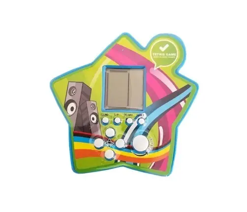 Brick Game Electronic Tetris Portable Star Blue Brick Game Electronic Tetris Portable Star Blue