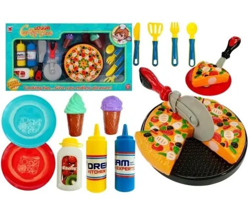 Little Chef Pizza and Ice Cream Set 20 pcs