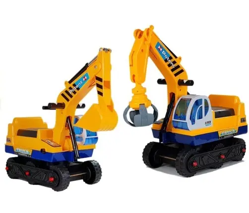 Детская машина-каталка Экскаватор Yellow