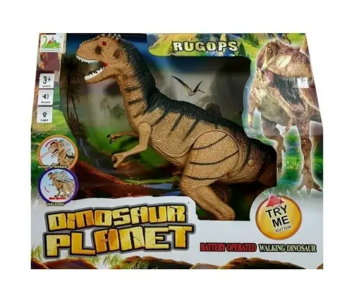 Big Tyrannosaurus Rex Moves Roars Glows