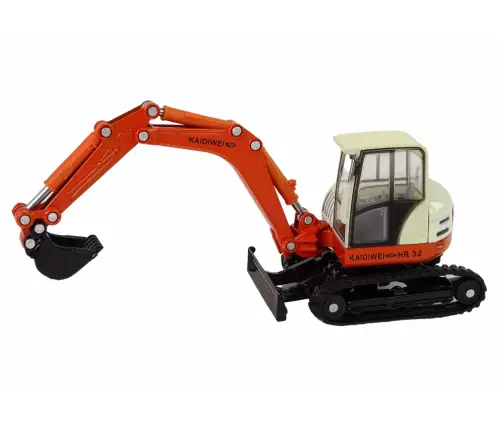 Metal Excavator with big Arm 1:50 Die Cast Model