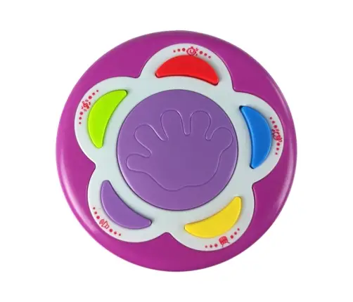 Colorful Drum with a Merry-Go-Round Animal Sounds Pink Colorful Drum with a Merry-Go-Round Animal Sounds Pink