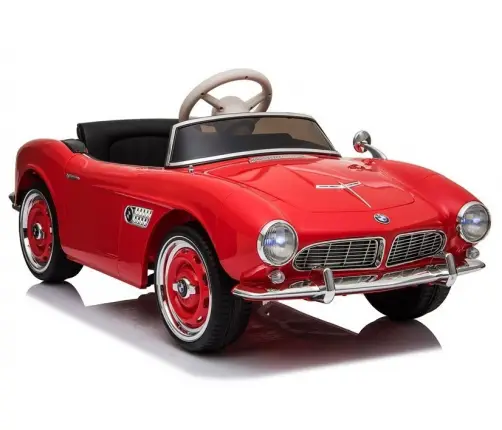 Electric Ride-On Car BMW Retro Red Painted