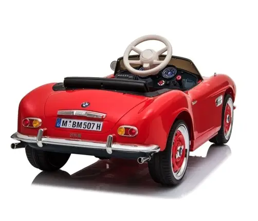 Electric Ride-On Car BMW Retro Red Painted