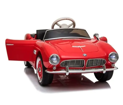 Electric Ride-On Car BMW Retro Red Painted