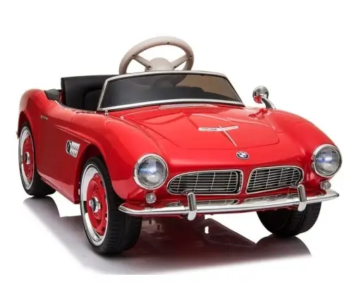 Electric Ride-On Car BMW Retro Red Painted
