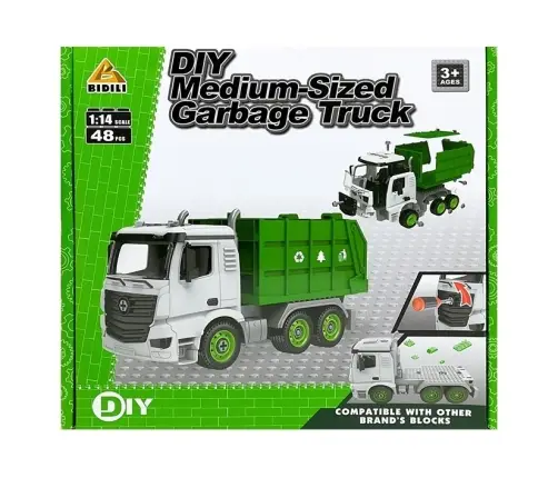 DIY Car 1:14 Garbage Truck with Screwdriver