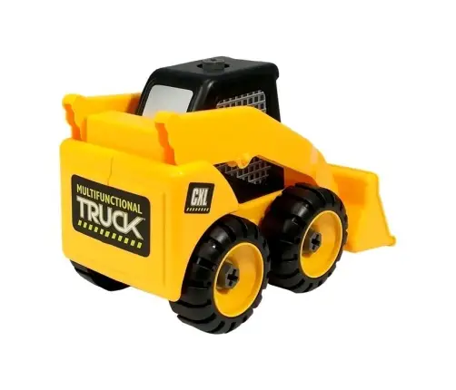 Construction Site Set Excavator Truck Crane