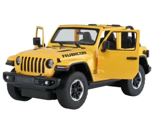 Tālvadības mašīna Jeep Wrangler Rubicon Yellow Tālvadības mašīna Jeep Wrangler Rubicon Yellow