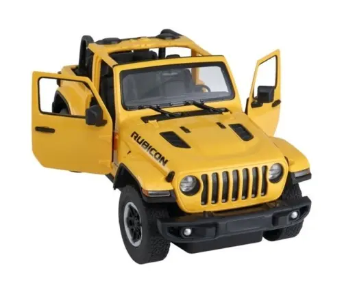 Tālvadības mašīna Jeep Wrangler Rubicon Yellow Tālvadības mašīna Jeep Wrangler Rubicon Yellow