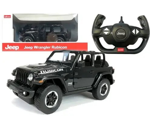 Tālvadības mašīna Jeep Wrangler Rubicon Black