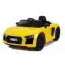 Elektriskā sporta automašīna bērniem Big Audi R8 JJ2198 Yellow
