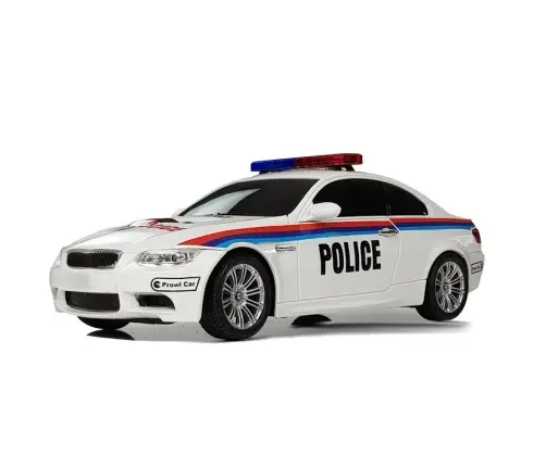 Машина с пультом Police 1:18 White Машина с пультом Police 1:18 White