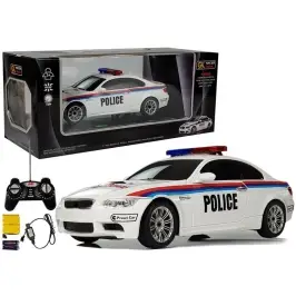 Машина с пультом Police 1:18 White