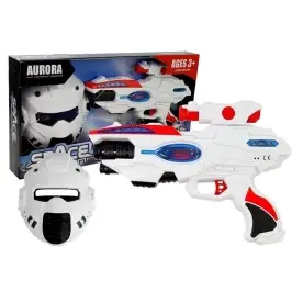 Space Laser Gun with Mask