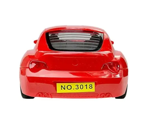 Set of Vehicles Orange Monster Truck Red BMW Caravan 58 cm