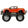 Set of Vehicles Orange Monster Truck Red BMW Caravan 58 cm