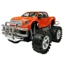 Set of Vehicles Orange Monster Truck Red BMW Caravan 58 cm