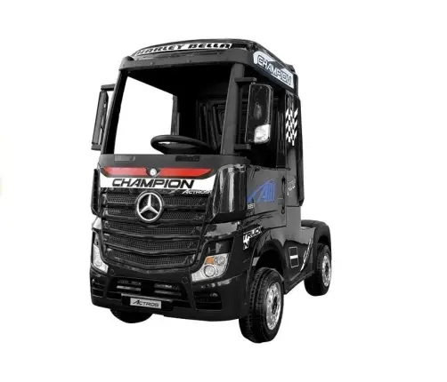 Bērnu elektroauto Mercedes Actros Black Painted MP4