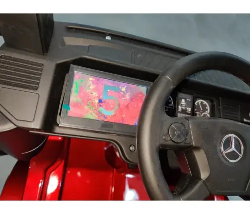 Bērnu elektroauto Mercedes Actros Red Painted MP4 Bērnu elektroauto Mercedes Actros Red Painted MP4
