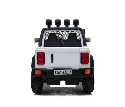Divvietīgs bērnu elektromobilis YSA023 White 24V
