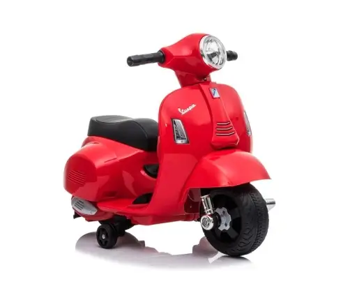 Bērnu elektro motocikls Vespa GTS 300 Mini Red