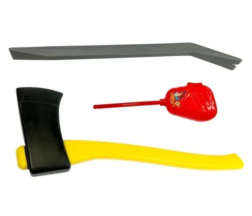 Firefighter Kit Helmet Fire Extinguisher Hatchet Mask Crowbar
