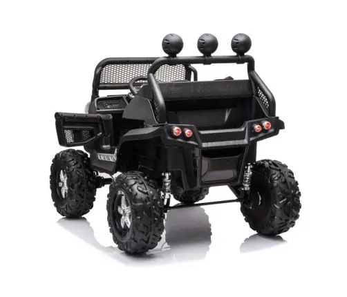 Divvietīgs bērnu elektromobilis Mercedes Unimog S Black