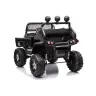 Divvietīgs bērnu elektromobilis Mercedes Unimog S Black