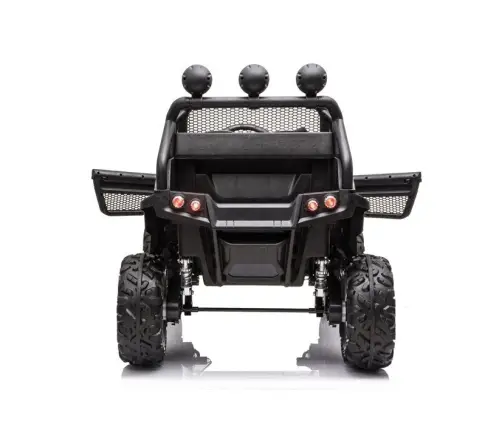 Divvietīgs bērnu elektromobilis Mercedes Unimog S Black