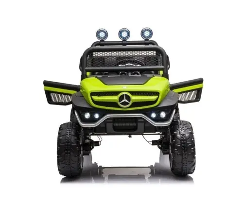 Electric Ride On Mercedes Unimog S Green