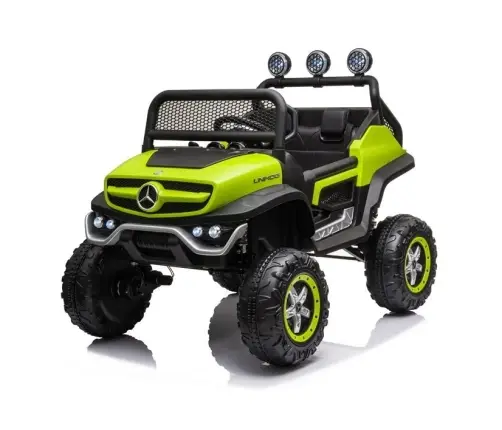 Electric Ride On Mercedes Unimog S Green