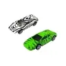 Truck Transporter Sorter Suitcase with Dinosaurs Green