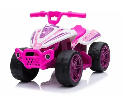 TR1805 Electric Ride-On Quad White-pink