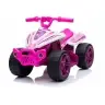 TR1805 Electric Ride-On Quad White-pink