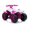 TR1805 Electric Ride-On Quad White-pink