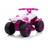 TR1805 Electric Ride-On Quad White-pink