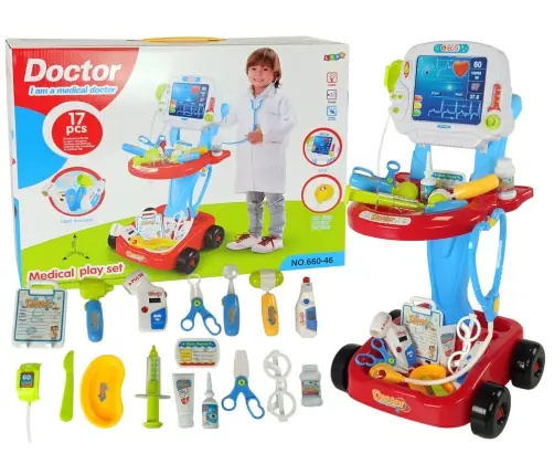 Doctor Trolley Set 17 Pieces Doctor Trolley Set 17 Pieces