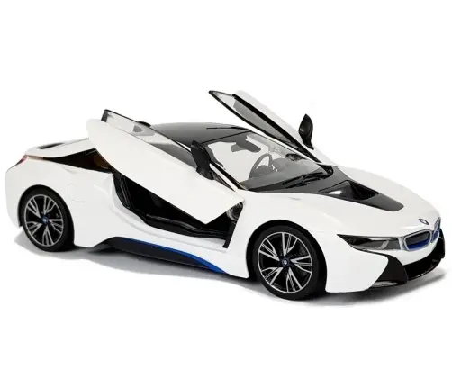 Car R/C BMW i8 Rastar 1:14 White Automatic Doors