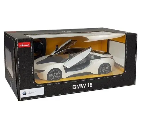 Car R/C BMW i8 Rastar 1:14 White Automatic Doors