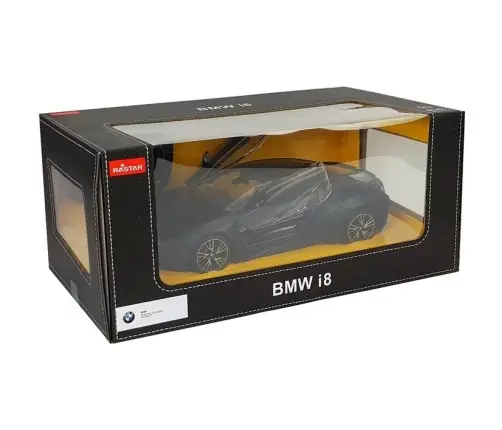 Car R/C BMW i8 Rastar 1:14 Black Automatic Doors