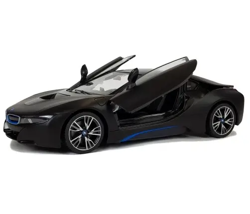 Car R/C BMW i8 Rastar 1:14 Black Automatic Doors