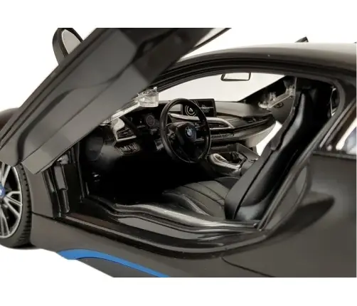 Car R/C BMW i8 Rastar 1:14 Black Automatic Doors