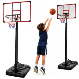 Basketball Basket Mobile Adjustable Stand 200-305cm